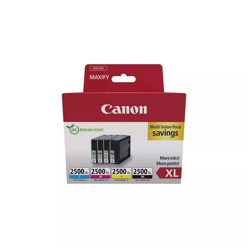 Multipack canon pgi - 2500xl bk -  c -  m -  y