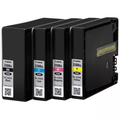 Multipack canon pgi - 2500xl bk -  c -  m -  y