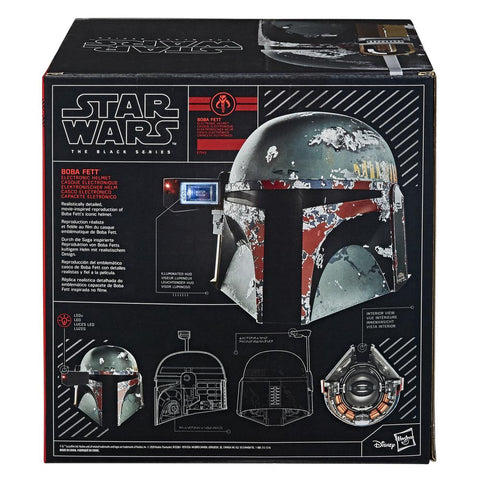 Replica casco hasbro star wars the black series boba fett