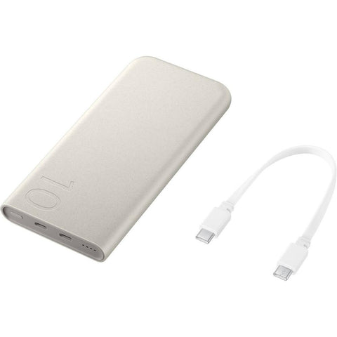 Bateria externa powerbank samsung original 10000mah 25w beige