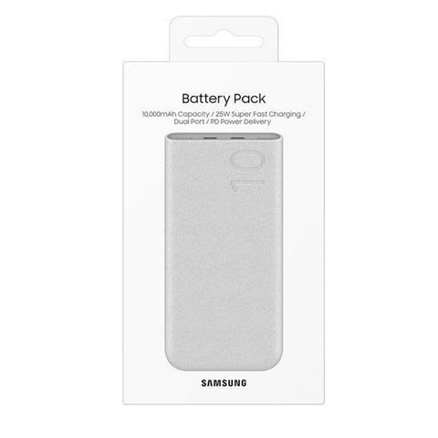 Bateria externa powerbank samsung original 10000mah 25w beige