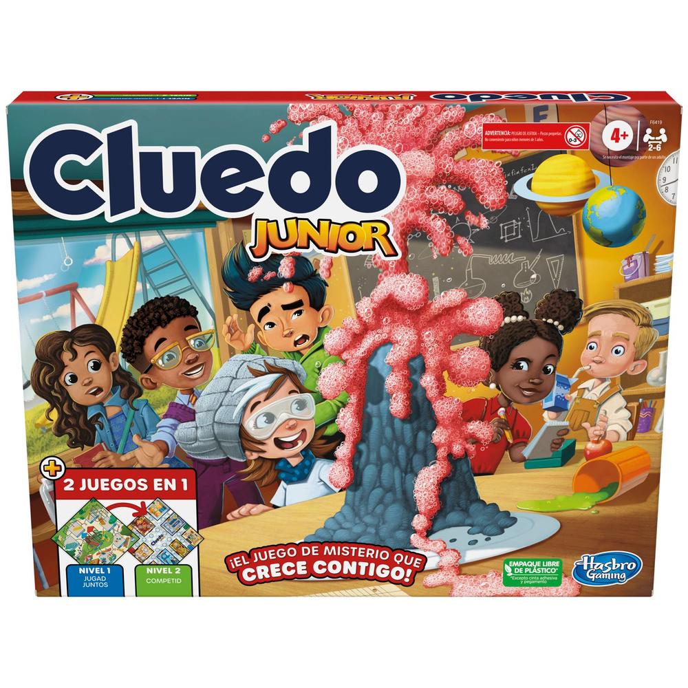 Juego de mesa hasbro cluedo junior