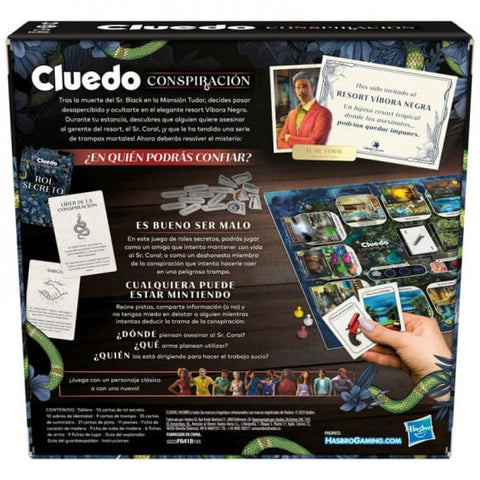 Juego de mesa hasbro cluedo conspiración