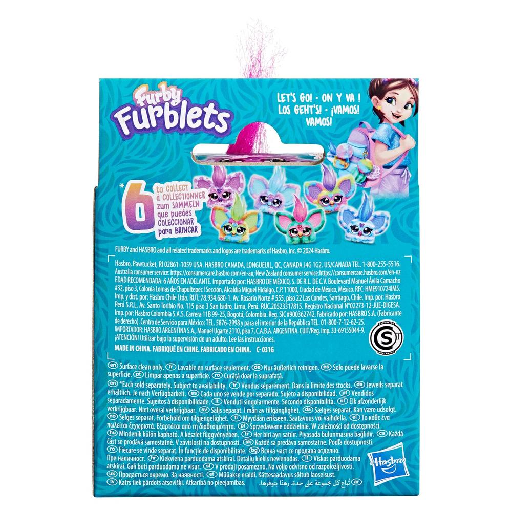 Juguete creativo hasbro furby furblets hip - bop