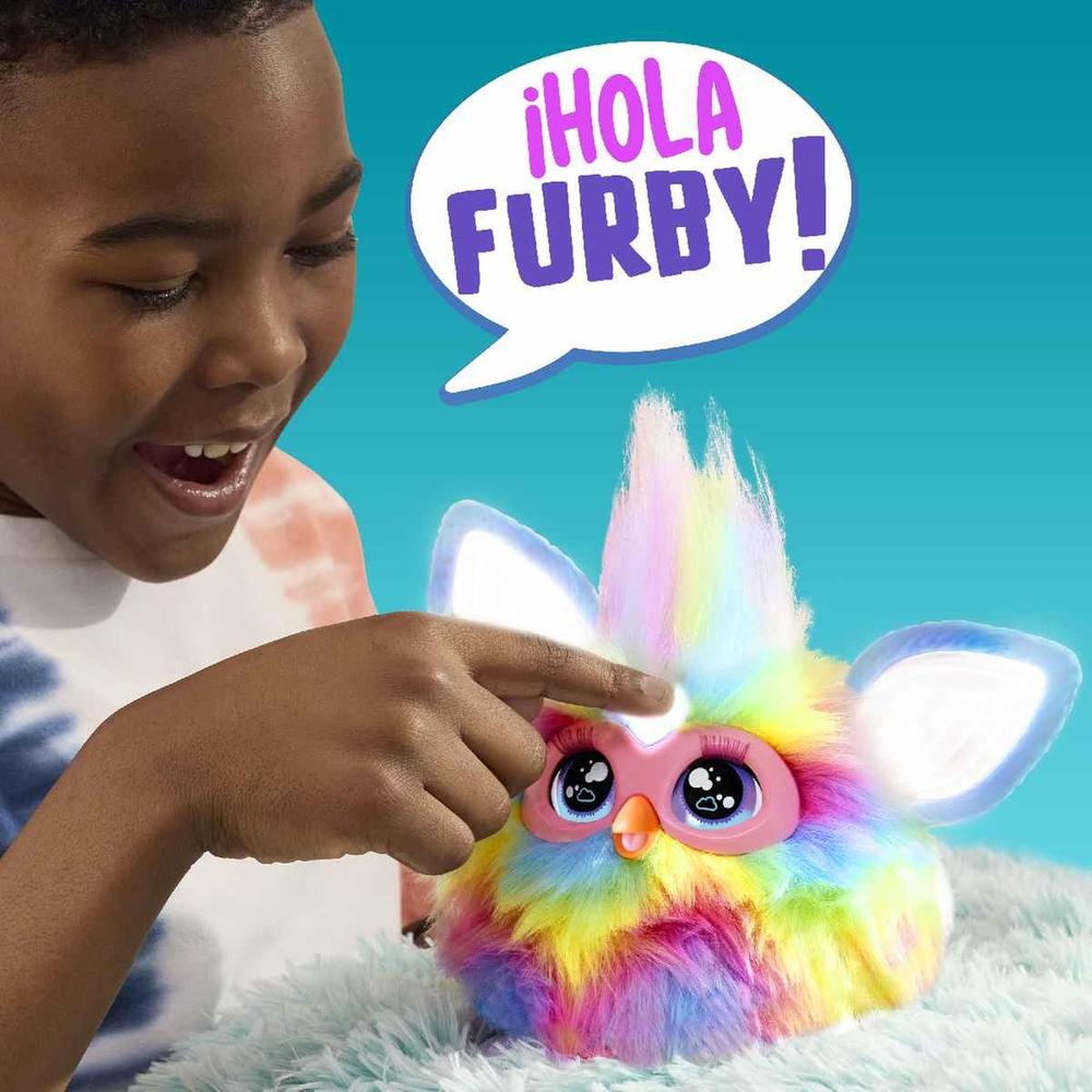 Juguete interactivo hasbro furby tie dye