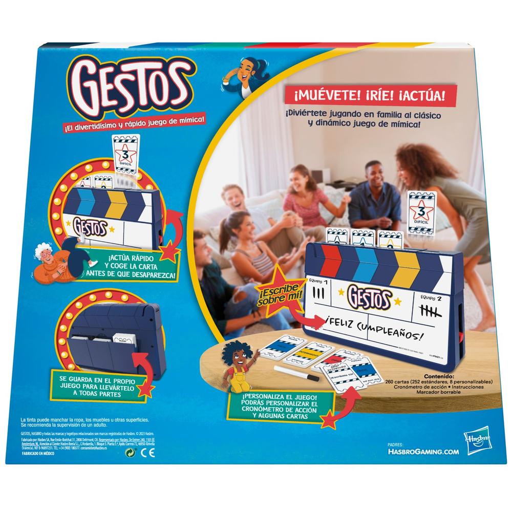 Juego de mesa hasbro gestos