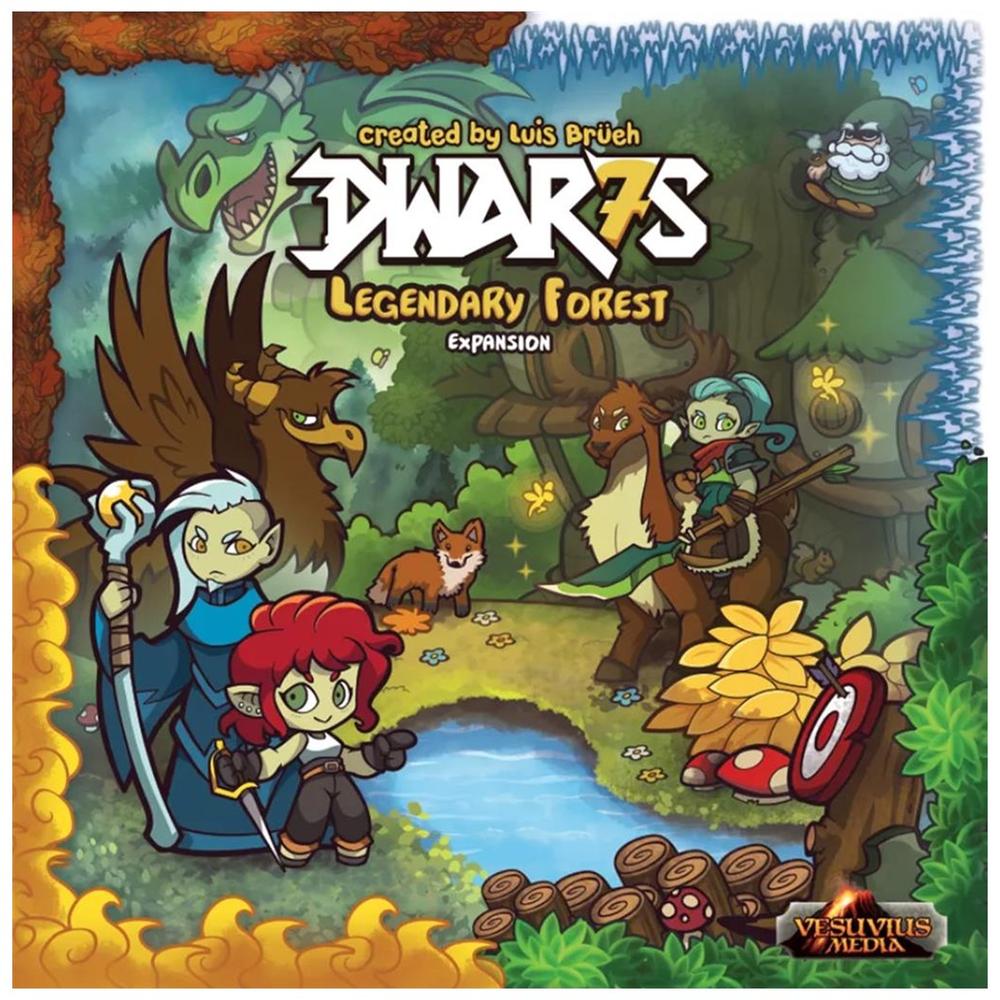 Juego de mesa dwar7s bosque legendario expansion edad recomendada 13 años idioma ingles