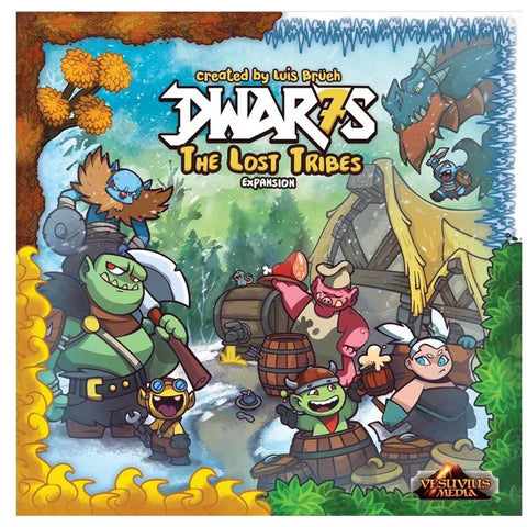 Juego de mesa dwar7s tribus perdidas expansion edad recomendada 13 años idioma ingles