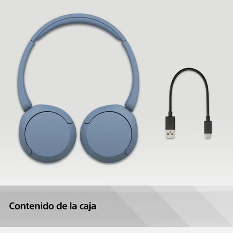 Auriculares sony wh - ch520 bluetooh azul