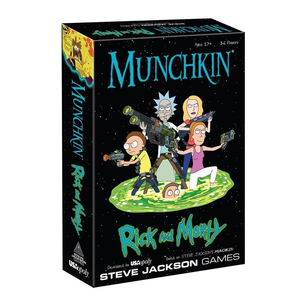 Juego de mesa munchkin rick and morty edad recomendada 17 años idioma ingles