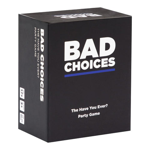 Juego de mesa bad choices edad recomendada 17 años ingles idioma