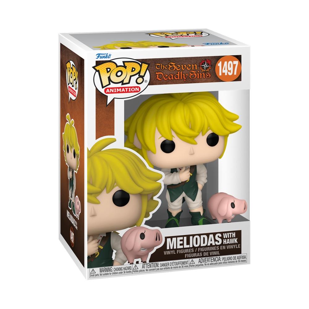 Funko pop animacion seven deadly sins meliodas con hawks 75541