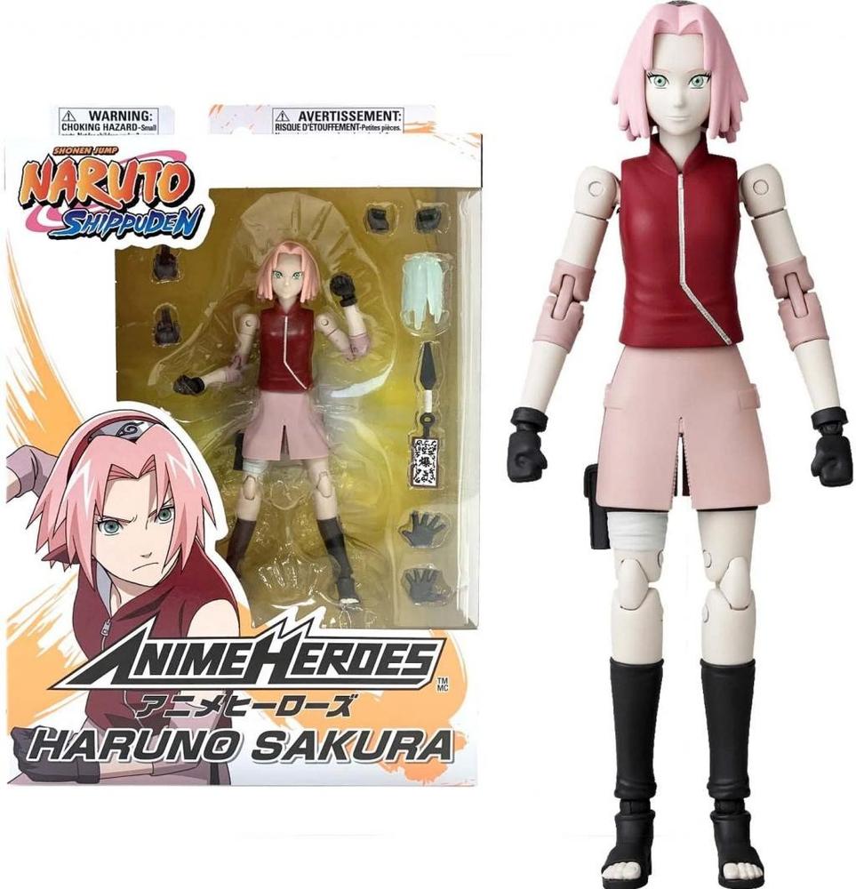 Figura bandai anime heroes naruto haruno sakura