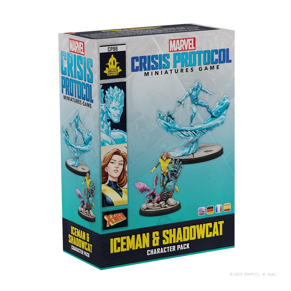 Juego de mesa marvel crisis protocol iceman & shadowcat edad recomendada 14 años