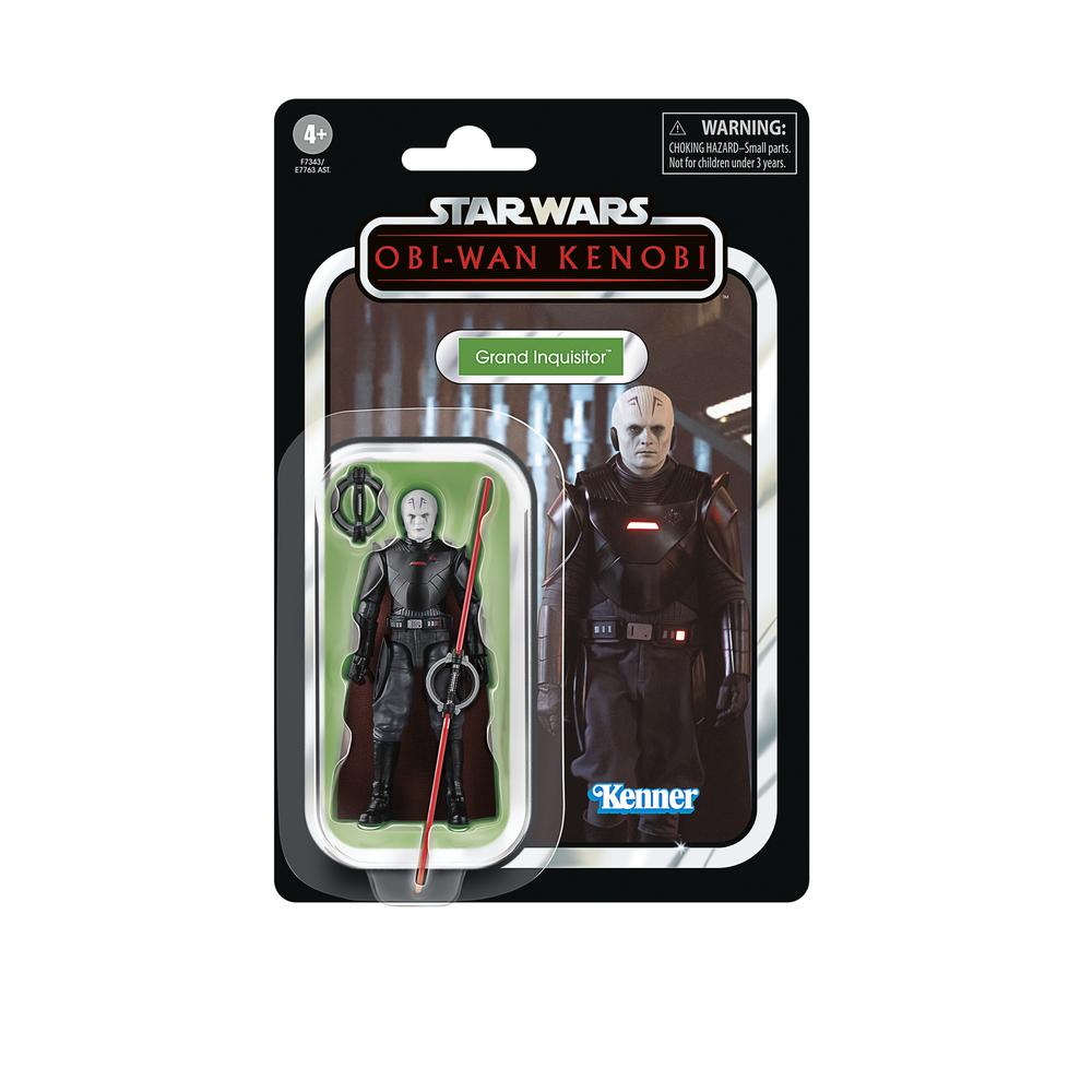 Figura hasbro star wars the vintage collection obi - wan kenobi grand inquisitor