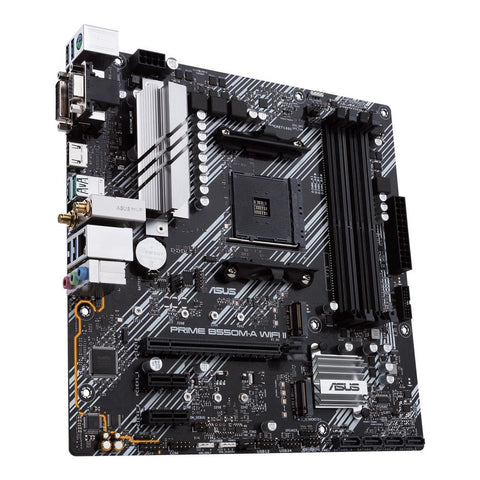 Placa base asus prime b550m - a wifi ii socket am4 ddr4x4 max 128gb 3200mhz d - sub hdmi dvi - d matx