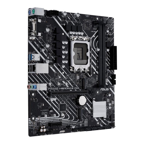 Placa base asusprime h610m - e d4 - csm socket 1700 ddr4 x2 max 64gb 3200mhz hdmi d - sub displayport matx