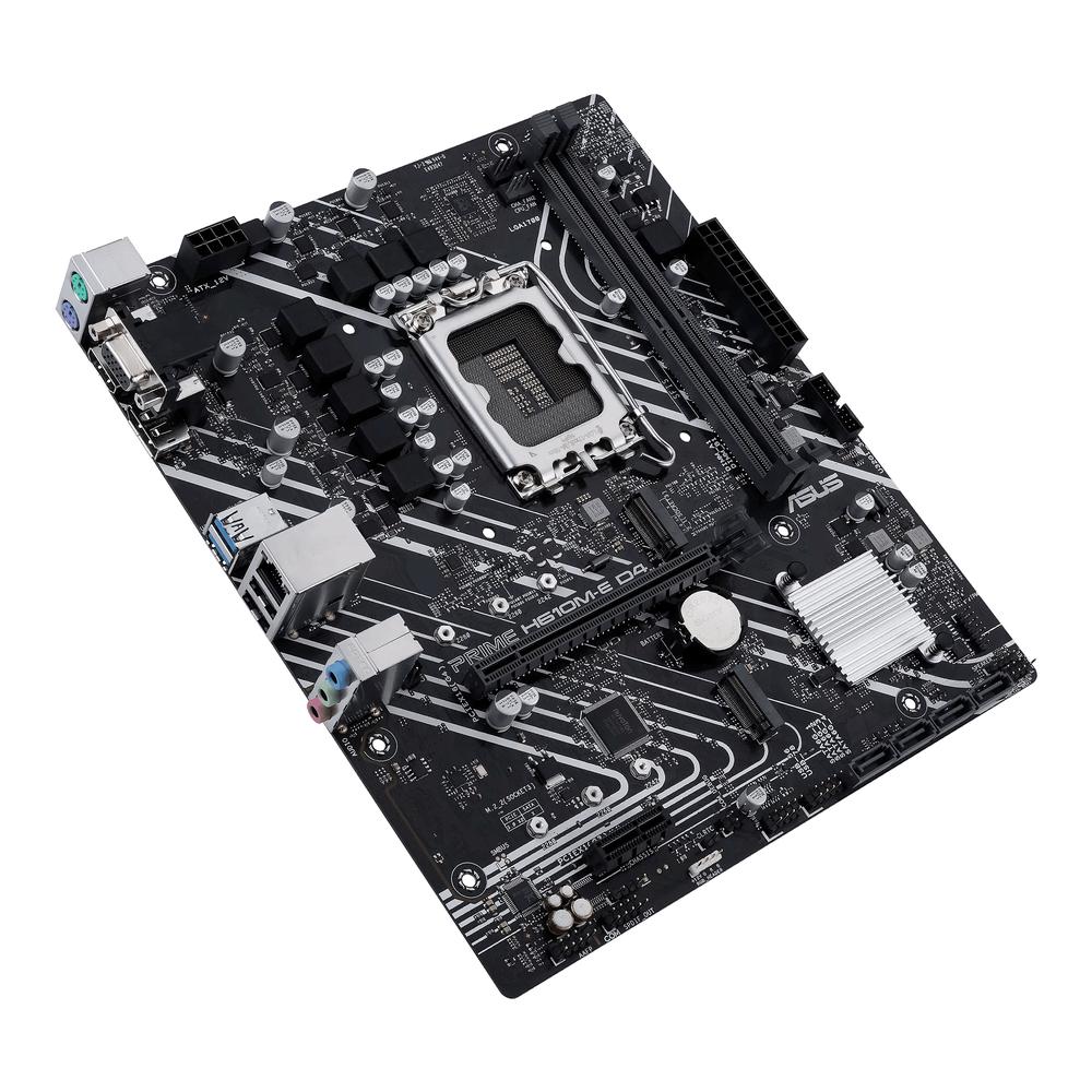 Placa base asusprime h610m - e d4 - csm socket 1700 ddr4 x2 max 64gb 3200mhz hdmi d - sub displayport matx