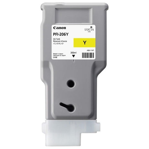 Cartucho canon pfi - 206 y