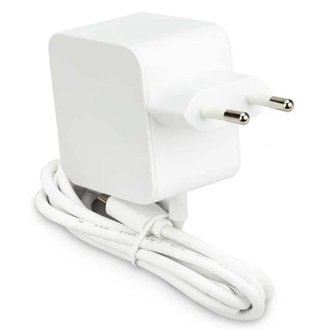 Fuente de alimentacion cargador raspberry pi 5 usb c 27 w color blanco