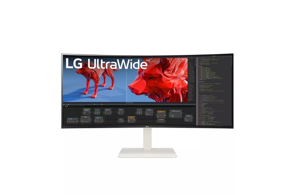 Monitor lg led ips 38wr85qc - w 37.5pulgadas 3840 x 1600 hdmi displayport usb - c altavoces reg. altura