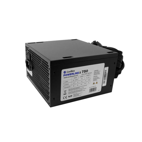 Fuente alimentacion coolbox powerline2 black - 750 atx 750w