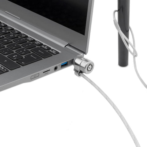 Cable seguridad coolbox tipo kesington con llave 1.8m.