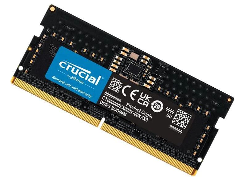 Memoria ram ddr5 8gb crucial  - sodimm - 5600 mhz - pc5 41600 cl46