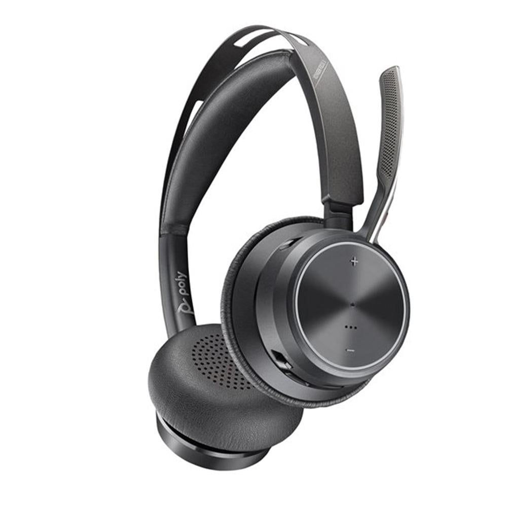 Auriculares poly voyager focus 2 usb - c con base de carga