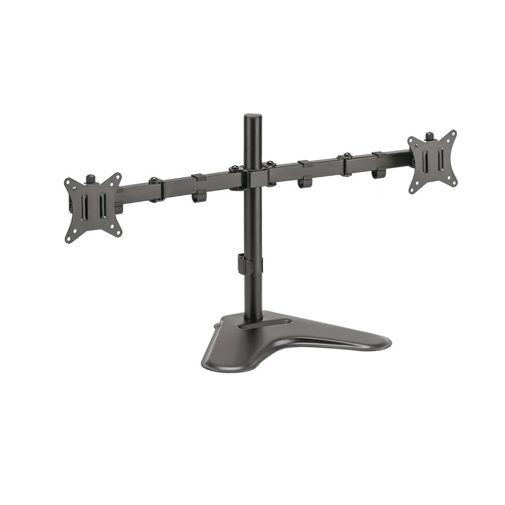 Soporte mesa monitor doble fonestar vesa hasta 32pulgadas 100x100 max 18kg