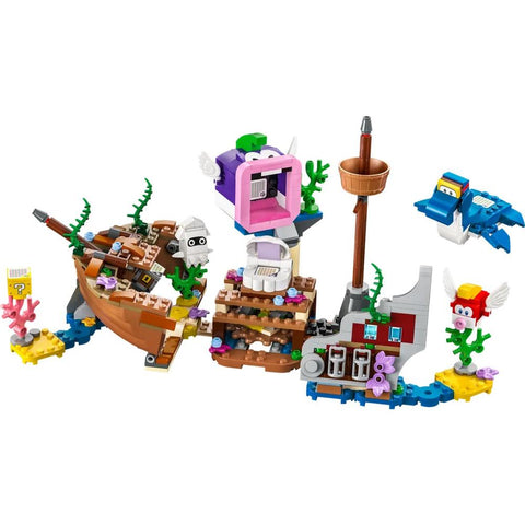 Lego super mario set de expansion: dorrie y el buque naufragado