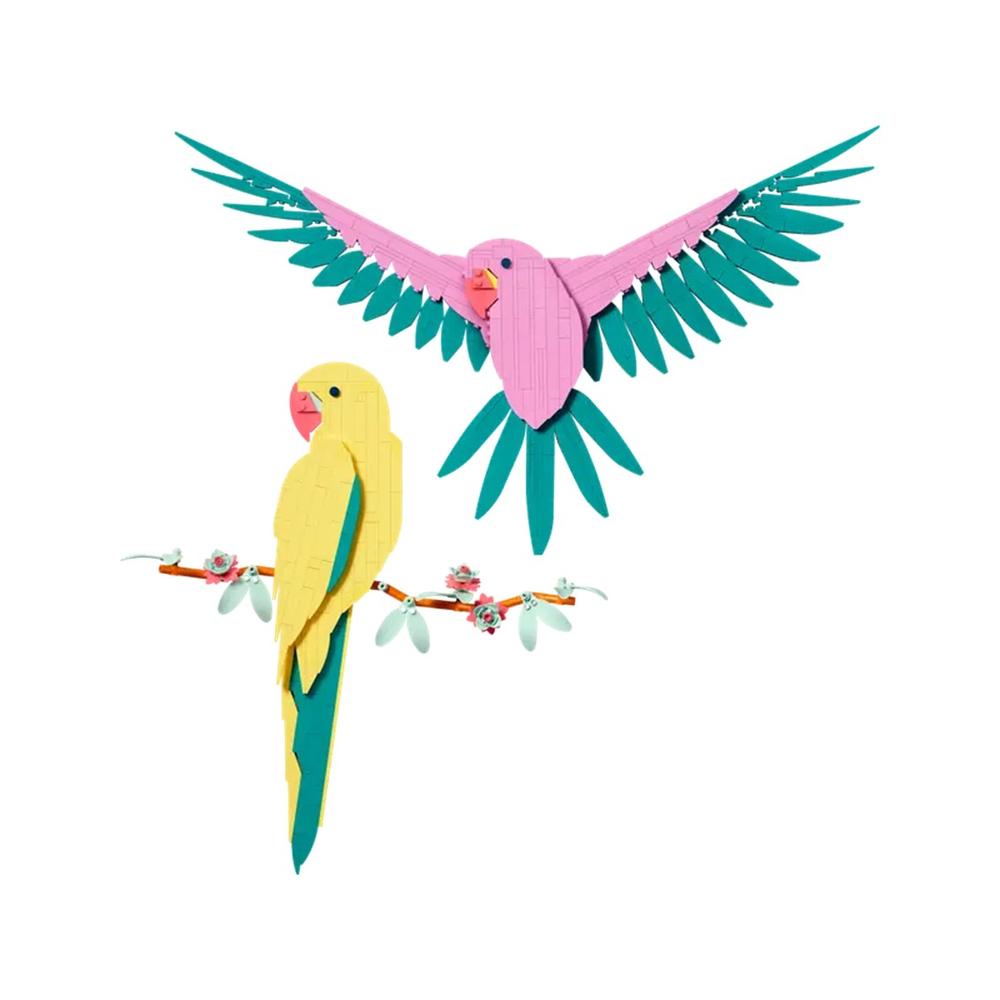 Lego art coleccion fauna: guacamayos