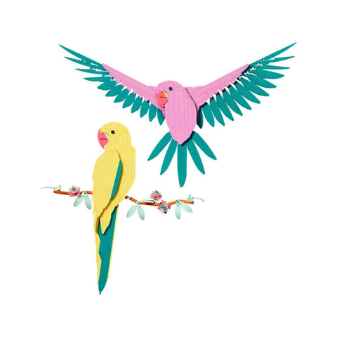 Lego art coleccion fauna: guacamayos