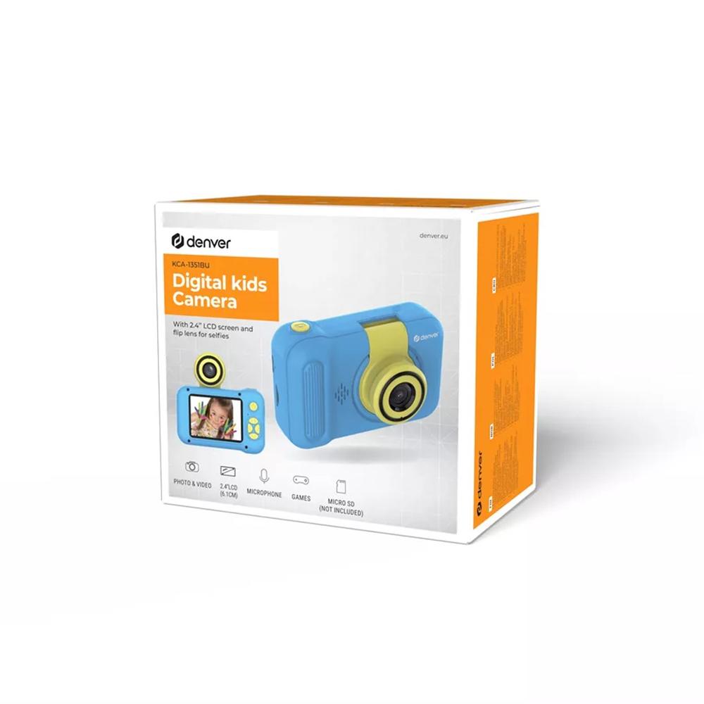 Camara digital infantil denver kca - 1351bu 2pulgadas lcd