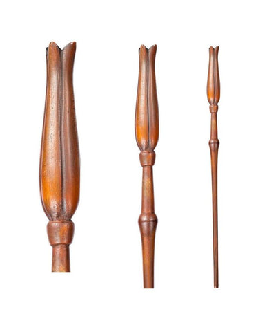Replica the noble collection harry potter varita de luna lovegood en caja de olivander