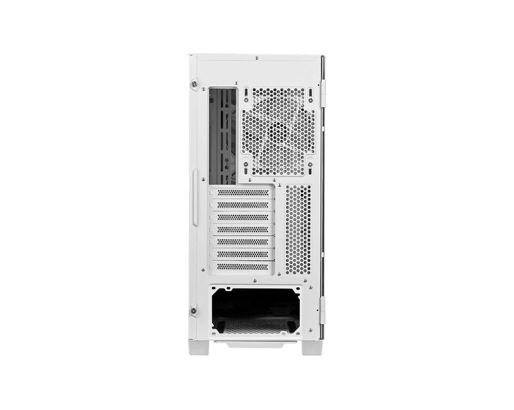 Caja ordenador gaming msi mpg velox 100r atx 4 x 120mm 2 x usb 3.2 1 x usb tipo c argb blanca