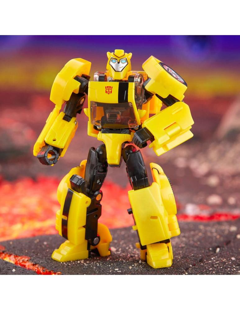 Figura hasbro transformers legaly united animated universe bumblebee