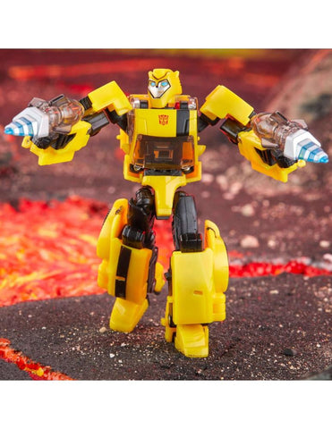 Figura hasbro transformers legaly united animated universe bumblebee