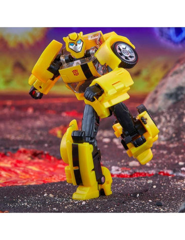 Figura hasbro transformers legaly united animated universe bumblebee