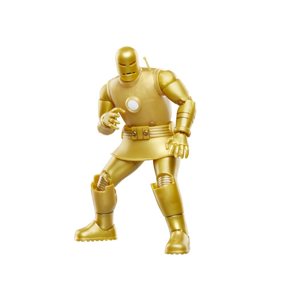 Figura hasbro marvel legends series iron man (model 01 - gold)