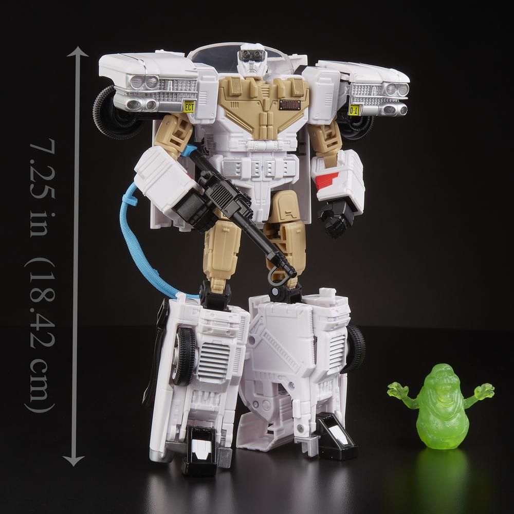 Figura hasbro transformers x ghostbusters ectotron ecto - 1