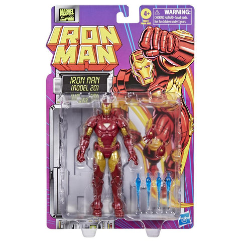 Figura hasbro marvel legends series iron man (model 20)