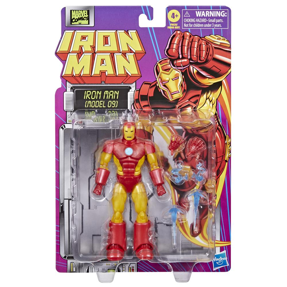 Figura hasbro marvel legends series iron man (model 09)