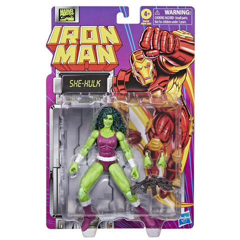 Figura hasbro marvel legends series iron man she - hulk