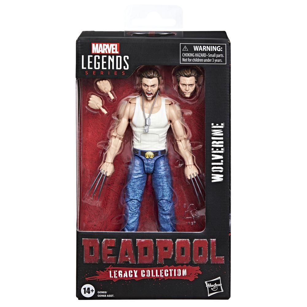 Figura hasbro marvel legends series deadpool legacy collection wolverine