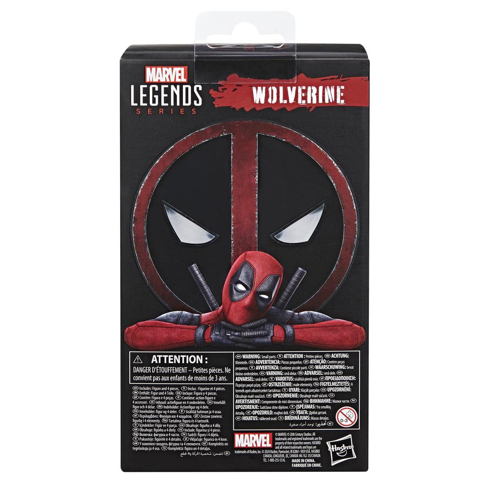 Figura hasbro marvel legends series deadpool legacy collection wolverine