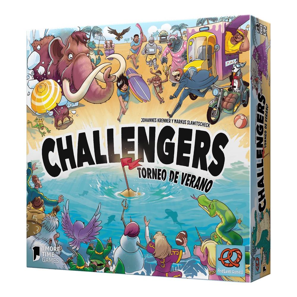 Juego de mesa challengers! torneo de verano edad recomendada 8 años