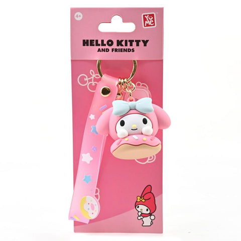 Llavero hello kitty and friends donut 1 unidad aleatoria