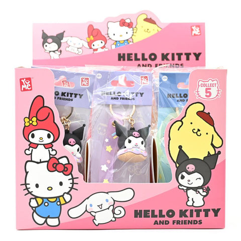 Llavero hello kitty and friends donut 1 unidad aleatoria