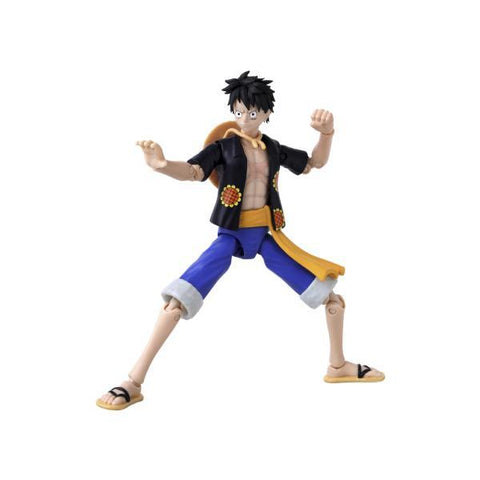 Figura bandai one piece anime heroes luffy dressrosa